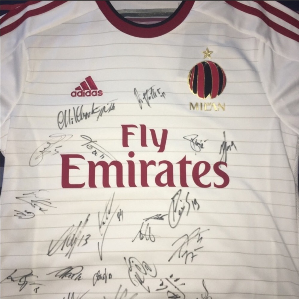 A.C. Milan Autographed Jersey